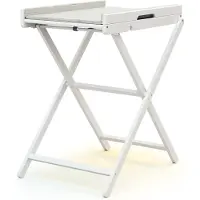 AT4 Inklapbare commode ESSENTIEL met aankleedkussen wit