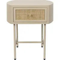 White Label Bijzettafel Side Amaya Beige