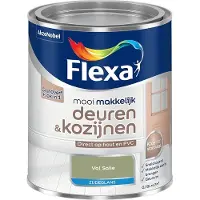 Flexa - Mooi Makkelijk Deuren & Kozijnen Zijdeglans - Vol Salie - Mengverf - 750 Ml