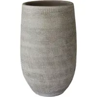 HS Potterie Vaas tokio d25h50cm taupe