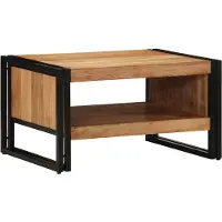 vidaXL Salontafel 70x50x38 cm massief acaciahout