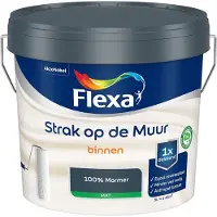 Flexa - Strak Op De Muur Binnen Mat - 100% Marmer - Mengverf - 5 L