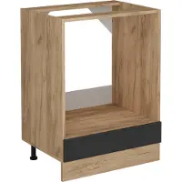 Vicco R-Line Ovenombouwkast – 60 cm zonder werkblad Antraciet landhuis