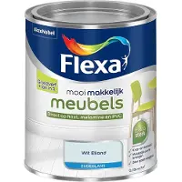 Flexa - Mooi Makkelijk Meubels Zijdeglans - Wit Eiland - Mengverf - 750 Ml