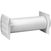 Europlast Geveldoorvoer SPK4 ?100mm met beweegbare lamellen
