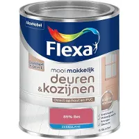 Flexa - Mooi Makkelijk Deuren & Kozijnen Zijdeglans - 85% Bes - Mengverf - 750 Ml