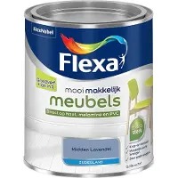 Flexa - Mooi Makkelijk Meubels Zijdeglans - Midden Lavendel - Mengverf - 750 Ml