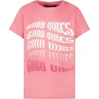 Cars T-shirt roze Meisjes Katoen Ronde hals Printopdruk - maat 164