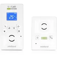 Miniland Luxe Baby Monitor Wit One Size / EU Plug 220V Kinderen