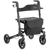 Hulpmiddeldiscounter.nl City rollator – opvouwbaar antraciet