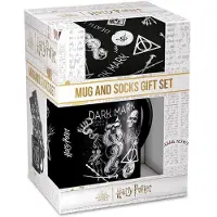 Harry Potter Kop - Dark Arts Mok & Sokken - voor Geen - meerkleurig - Maat Standard