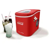 Coca-cola ijsblokjes machine - ijsblokjes in 8-13 minuten - 11 /12 kg per dag - met flesopener - rood