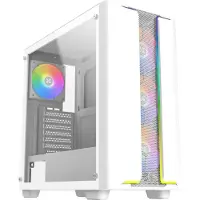 Xigmatek PC-behuizing - XIGMATEK - Gaming Y Pro Arctic (wit) - Medium toren - E-ATX-formaat - 4 x 120 mm A-RGB