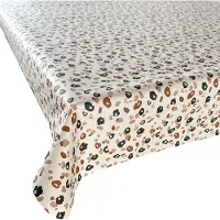 Bink Bedding Tafelkleed - Tafelzeil Leopard - Acryl gecoat Katoen 150 x 145 cm - afneembaar - wasbaar - feest - feestdecoratie - kinderfeestje - verjaardag - buiten eten - panterprint - dierenprint