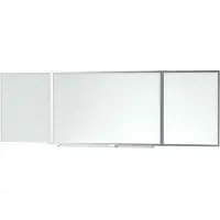 Ivol Meervlaksbord / inklapbaar whiteboard - 5 zijdes - Emaille - 90x120 cm