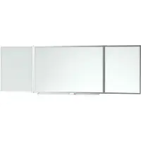 Ivol Meervlaksbord / inklapbaar whiteboard - 5 zijdes - Emaille - 100x150 c