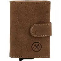 Hide & Stitches Hide en Stitches Portemonnee met Safety Wallet RFID Idaho Bruin