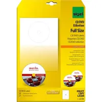 Sigel CD etiket universeel 117mm doos à 25 vel