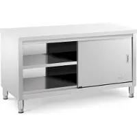 Royal Catering RVS werkkast - ECO - 150 x 70 cm - 600 kg -