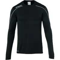 Uhlsport Shirt - Stream 22 (Lange mouw) Zwart/Wit XXL