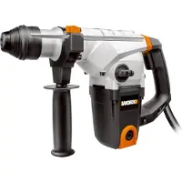 WORX WX333, handboormachine, SDS Plus, geborsteld, zwart, oranje, wit, 750 RPM, 4 cm