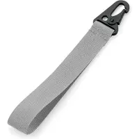 Bagbase Key Clip grijs BG100 Brandable