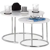 Relaxdays Salontafel, Dag (60 x 60 x 35 cm)