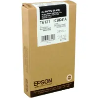 Epson T6121 (C13T612100) Inktcartridge Foto-zwart