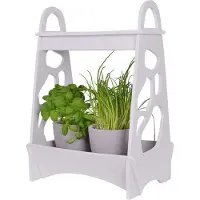 Näve LED tafellamp Garden, groeibevorderend, 50 cm Garden, wit / opaal, Woon-/ Eetkamer, Kunststof, Modern