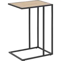 Ebuy24 Sea bijzettafel laptop tafel, eiken.