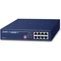 Planet GSD-804P 10/100/1000 Gigabit Ethernet Switch mit 4-Port 802.3af PoE Injector