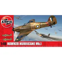 Airfix Modelbouwpakket Militaire voertuigen - 05127A Hawker Hurricane Mk.1 Plastic - 1:48 - Modelbouw