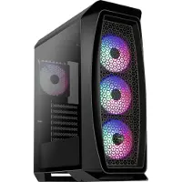Aerocool Behuizing Semitour Micro ATX / Mini ITX / ATX, Aero One Frost RGB LED, diameter 12 cm