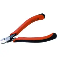 Bahco Micro Ergo Diagonale Kniptang Met Tweekleurige Handgrepen En Fosfaatcoating 120 Mm