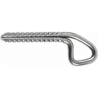 Austrialpin - Klebehaken Edelstahl - Plakhaak 90 mm, steel polished