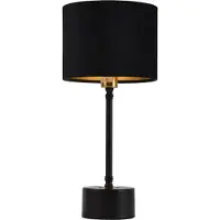 Lux.pro Tafel lamp 'Deventer', zwart, 1xE14, lamp, verlichting, nachtlamp. []