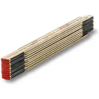 Sola HC 2/10 Duimstok - hout - blank - 2m