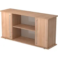 Hjh OFFICE PRO KAPA SB | Dressoir | met deuren - Walnoot Sideboard Rail handvat (kunststof)