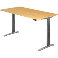 Hjh OFFICE PRO XBHM 19 GC - Beuken 200 x 100 Tafelhoogte I Elektrisch in hoogte verstelbaar