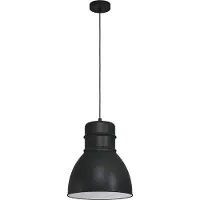 Eglo Zwarte hanglamp Ebury Ø 38cm