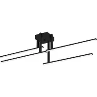 Eglo Zwarte plafondlamp Ipolitto led