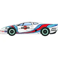 Italeri Modelbouwpakket Auto - 3669 Jaguar XJ220 Racing - R Auto Plastic - 1:24 - Modelbouw