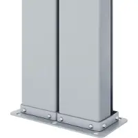 vidaXL - Windscherm - uittrekbaar - 180x600 - cm - crèmekleurig