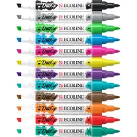 Ecoline Duotip marker set Basis | 12 kleuren