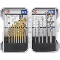 BGS Diy Metaalboren en Steenboren set - 17 delig - 1.5mm - 10mm - BGS50818