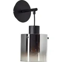 Brilliant Zwarte wandlamp Simonis