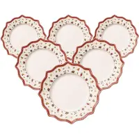 Villeroy & Boch Dinerbord Toy's Delight Wit (Set van 6)