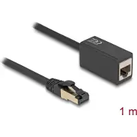 DeLOCK Network Extension Cable RJ45 plug to RJ45 jack Cat.8.1 S/FTP 1 m black