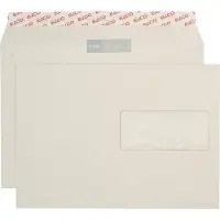 Elco enveloppen C5 100 g/m² grijs met venster kleefstrip 500 stuks