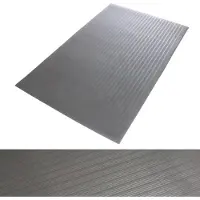 Floordirekt Anti-Vermoeidheidsmat - Softer-Work-Mat - Werkplaatsmat - Grijs - 60 x 450 cm